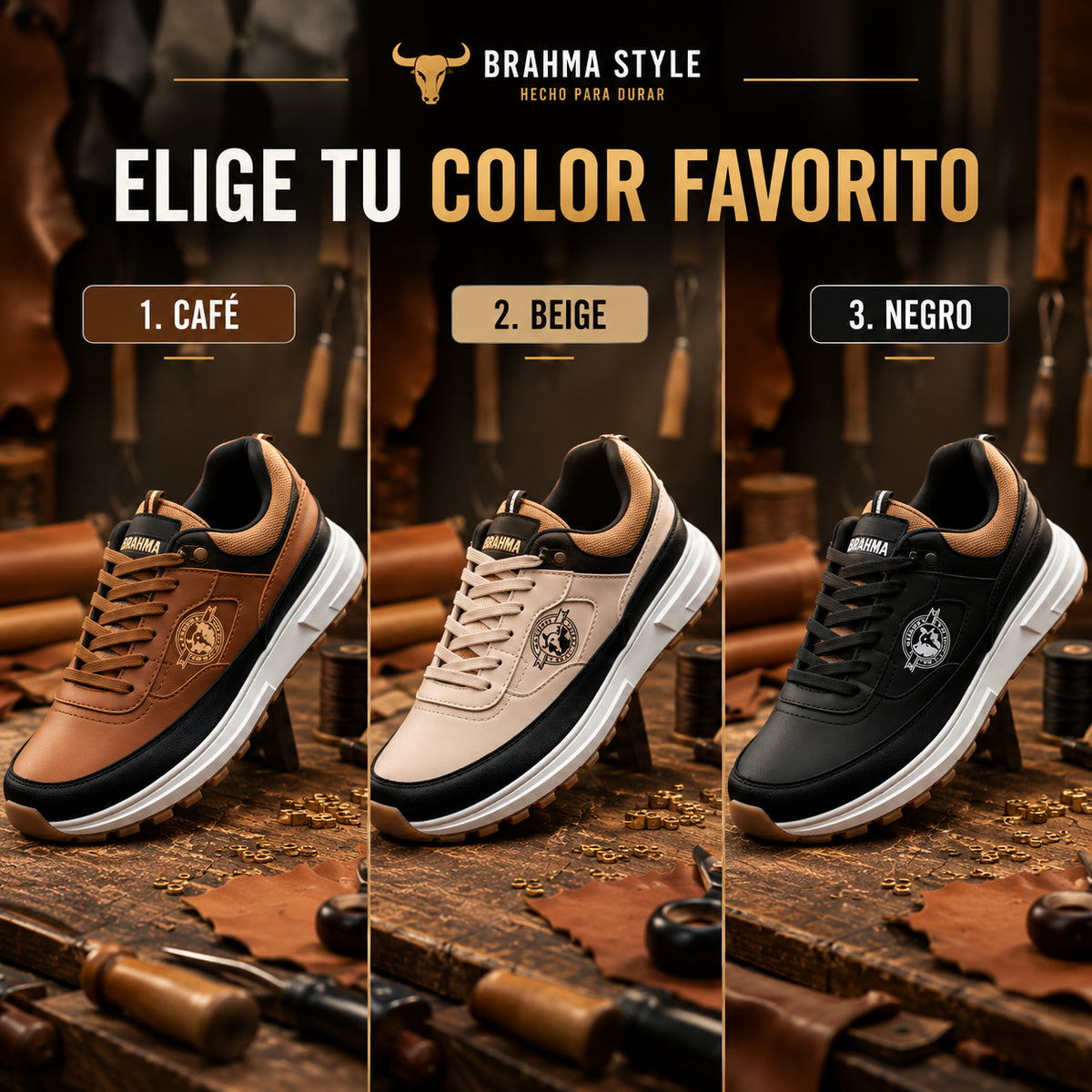 ZAPATO BRAHMA CLASICO | COMODIDAD Y ESTILO